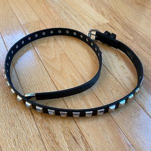 Black Studded Belt